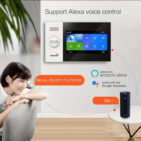 Alarm bezprzewodowy PG-107 PGST TUYA duży zestaw Alarm bezprzewodowy PG-107 PGST TUYA duży zestaw