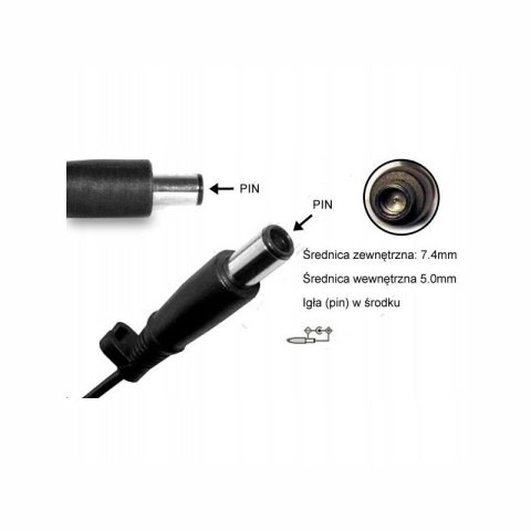 Zasilacz ładowarka do HP Compaq 90W 19V 4.74A 7.4x5.0mm PIN Zasilacz ładowarka do HP Compaq 90W 19V 4.74A 7.4x5.0mm PIN