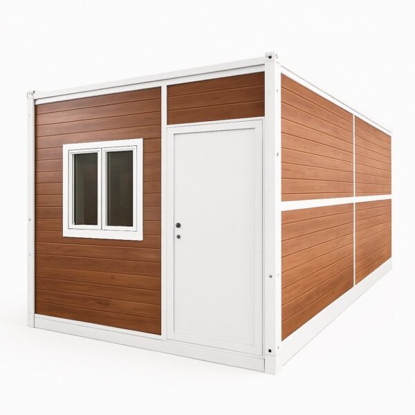 Kontener składany - Socjalny, biurowy 14 m² - Wood